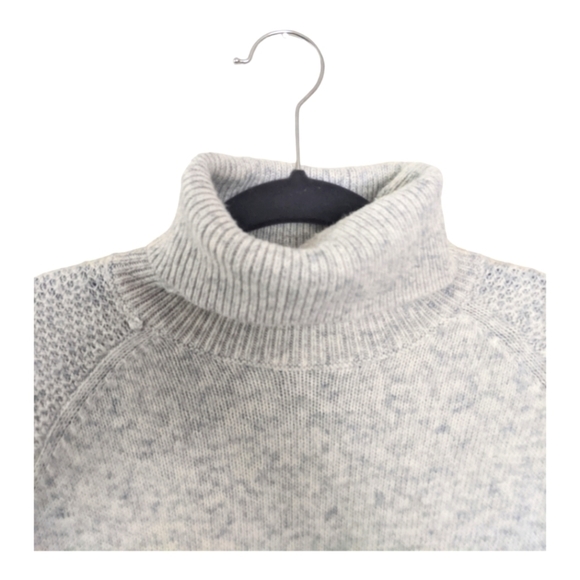 LOFT Stichy Turtleneck Sweater Women's MP Gray - Picture 6 of 8